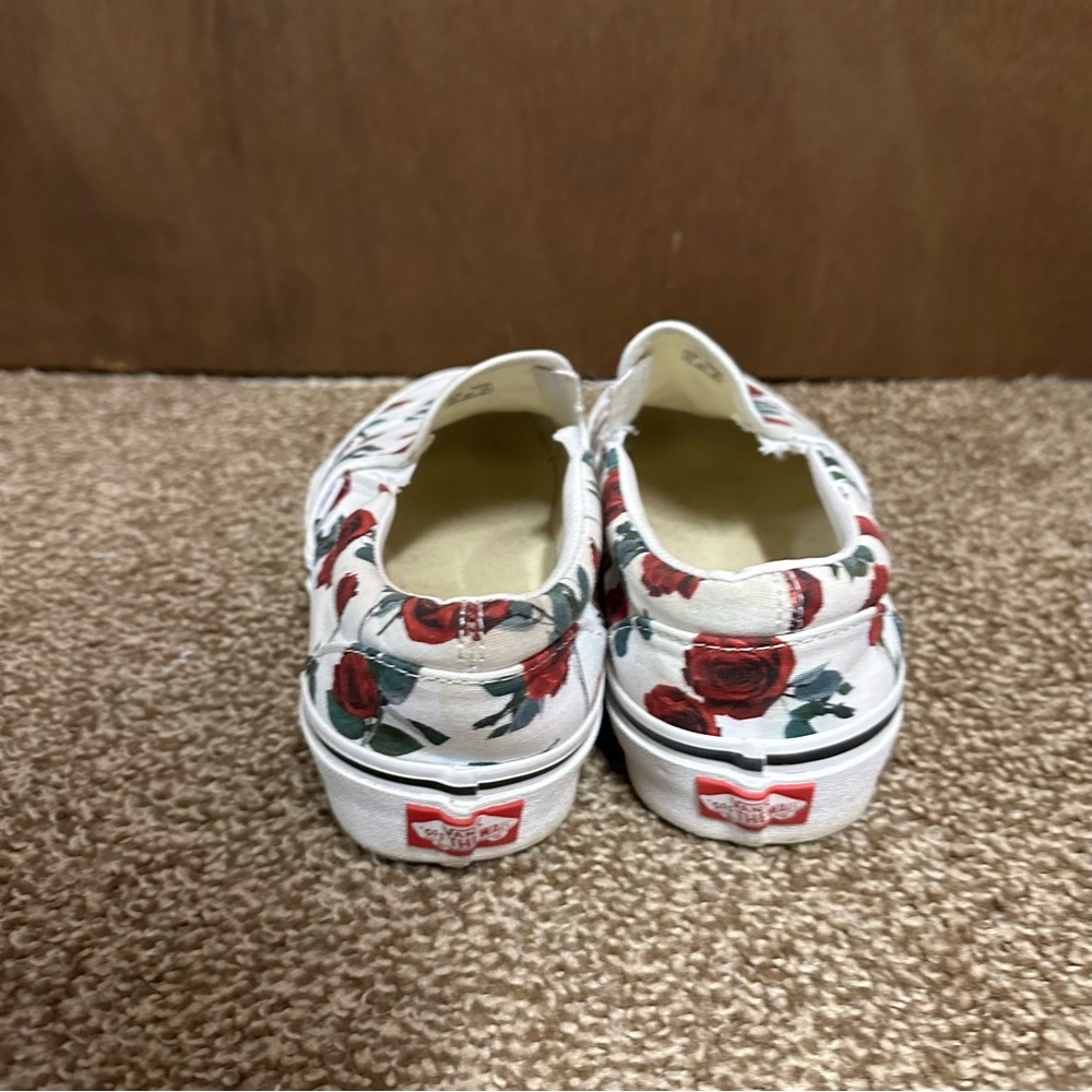 Vans Slip On Shoes Floral Rose 9.5 / 11 - Picture 3 of 7